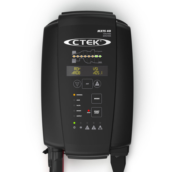 MXTS 40 12/24V - CARICA BATTERIE PROFESS.12/24V