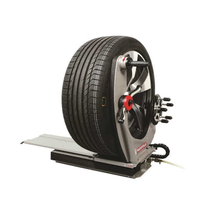 8202 - SOLLEVATORE PER RUOTE x EQUILIBRATRICE
