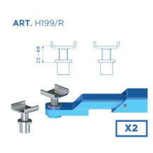 H 199/R - N.2 ADATTATORI SPECIALI (Per Ponti Sollevatori