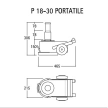 P 18-30 -  SOLLEVATORE OLEOPNEUMATICO