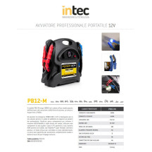 PB12-M - AVVIATORE PORTATILE PROFESSIONALE 12V