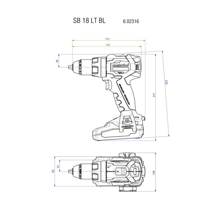 SB 18 LT BL - AVVITATORE CORPO MACCHINA A