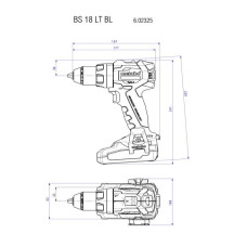 BS 18LT BL  - TRAPANO AVVITATORE 18V - 60 Nm