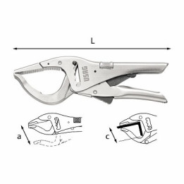 S - 135 C - PINZA REGOLAB. AUTOBLOCCANTE L=250 mm