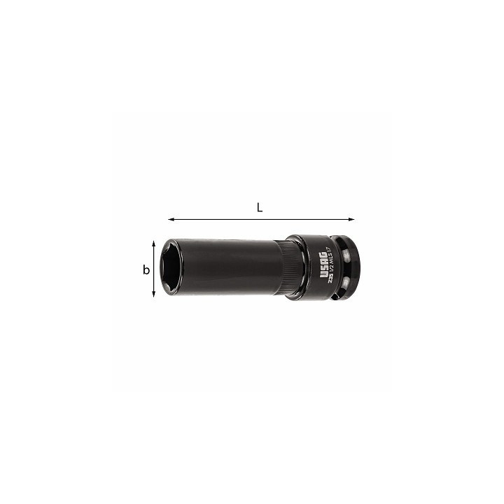 235 1/2" MLS - BUSSOLA ESAGONALE LUNGA 22 mm