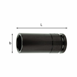 235 3/4" MLS - BUSSOLA ESAGONALE 33 mm LUNGA