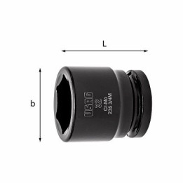 235 3/4" M - BUSSOLA ESAGONALE 33 mm A MACCHINA