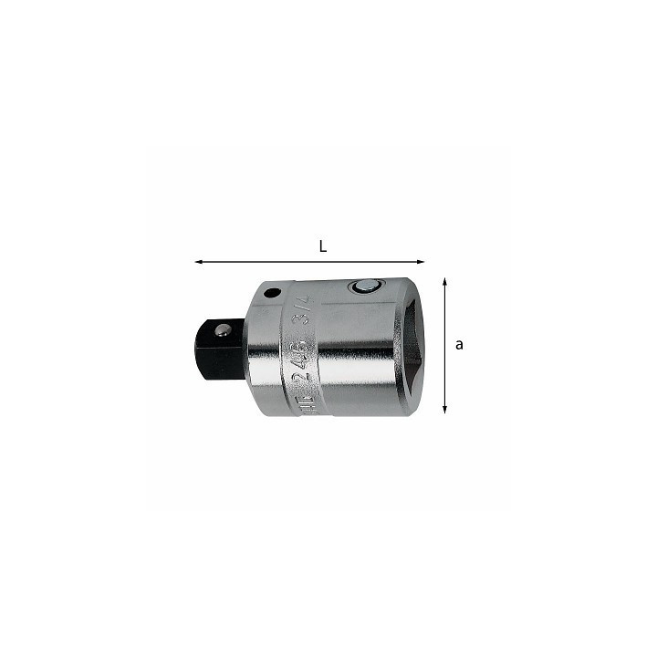 246 1" - RACCORDO RIDUTTORE 1"x3/4"