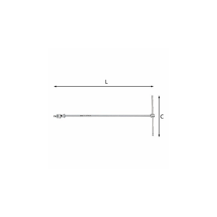 273C-8 mm - CHIAVE A "T" SNODATA MASCHIO