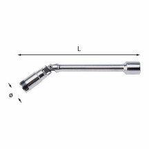 278D-9L mm - CHIAVE ARTICOLATA DA 3/8"