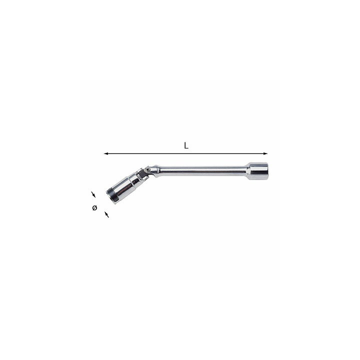 278D-8L mm - CHIAVE ARTICOLATA DA 3/8"