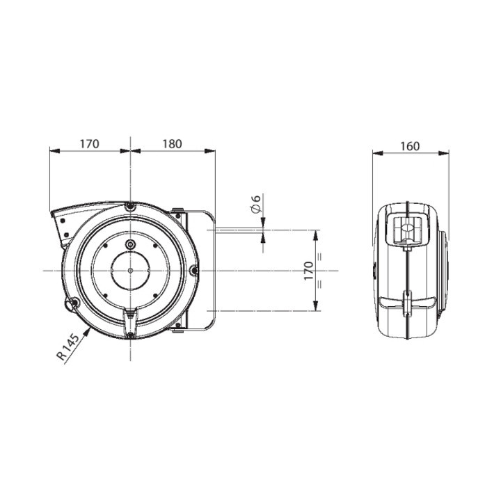 4315/GS - AVVOLGICAVO CON Mt 14+1 DI CAVO H05VV-F