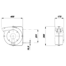 6181/PRC - AVVOLGICAVO CON Mt 21+2 DI CAVO 4G