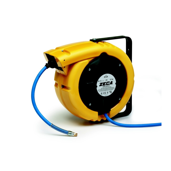 813/10 Giallo - AVVOLGITUBO AUTOMATICO CON 9 Mt