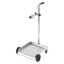 CARRELLO PER FUSTI DA 20-60 Kg. A 4 RUOTE DI CUI