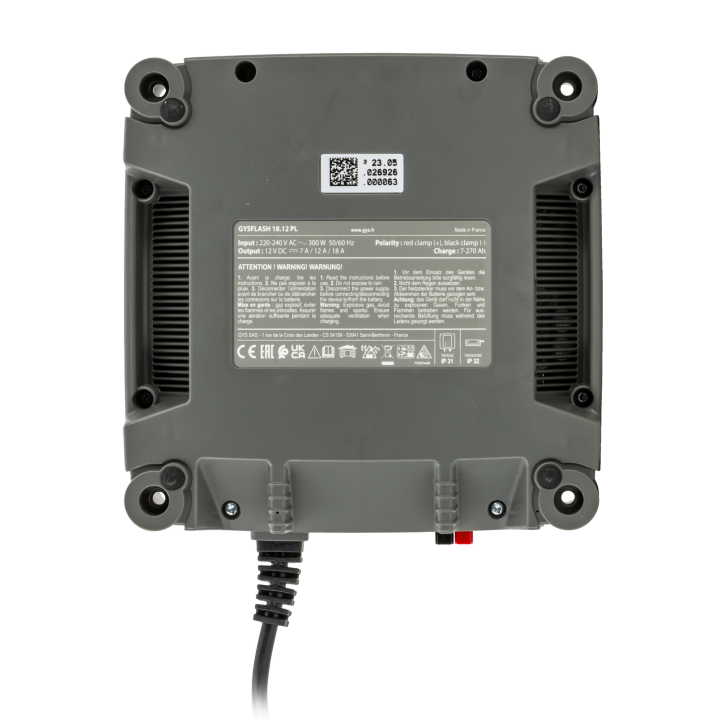 CARICABATTERIE GYSFLASH 18.12 PL18A PER BATTERIE