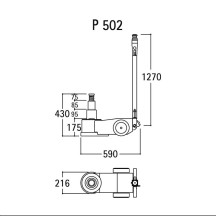 P 502 -  SOLLEVATORE OLEOPNEUMATICO