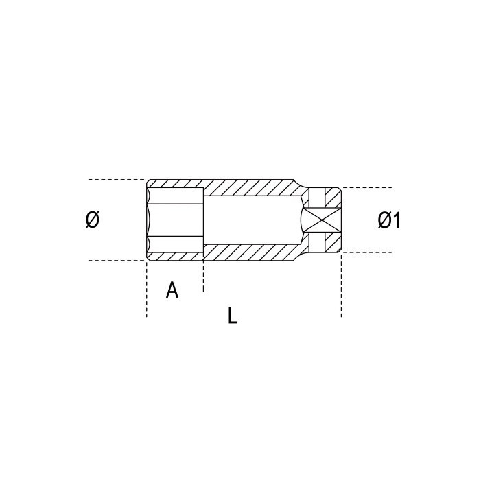 728LS - BUSSOLA A MACCHINA DA 3/4" - 30 mm