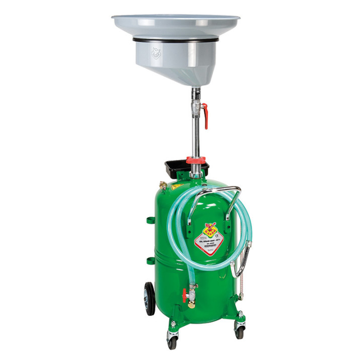 RECUPERATORE OLIO ESAUSTO CARRELLATO DA 65 Lt.
