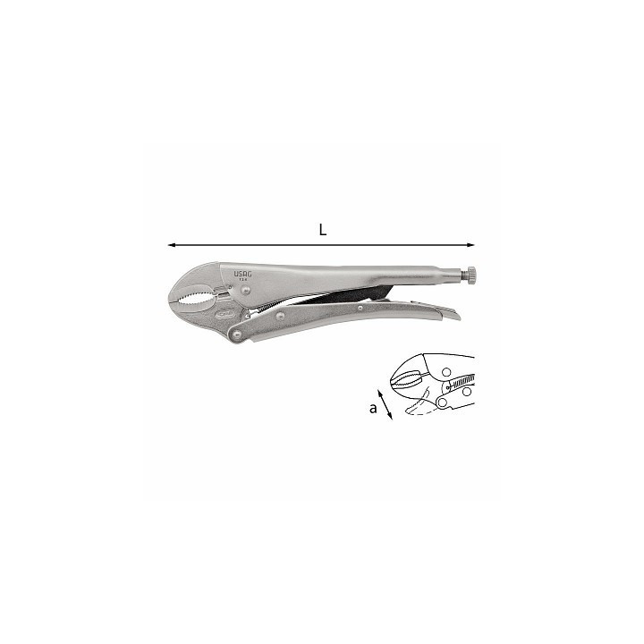 134 - PINZA AUTOBLOCCANTE mm 300