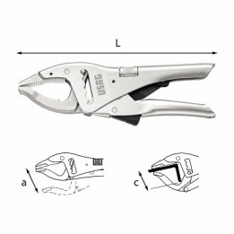 S - 135 B - PINZA REGOLABILE AUTOBLOC. L=250 mm