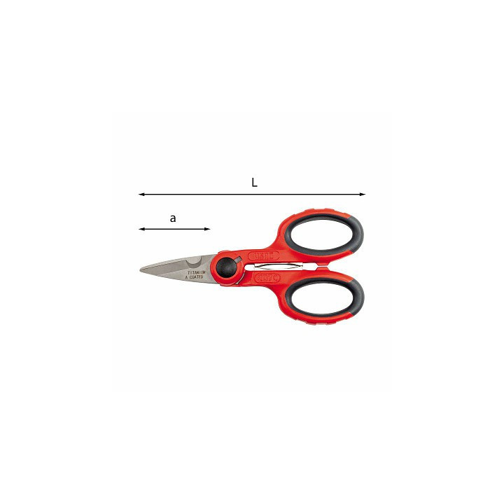 207C - FORBICE PER ELETTRICISTI L=143 mm
