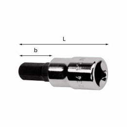 234 1/2" N - CHIAVE A BUSSOLA mm 19x24 PER VITI