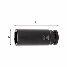 235 1/2" ML - BUSSOLA ESAGONALE LUNGA 13 mm