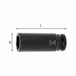 235 1/2" ML - BUSSOLA ESAGONALE 22 mm LUNGA