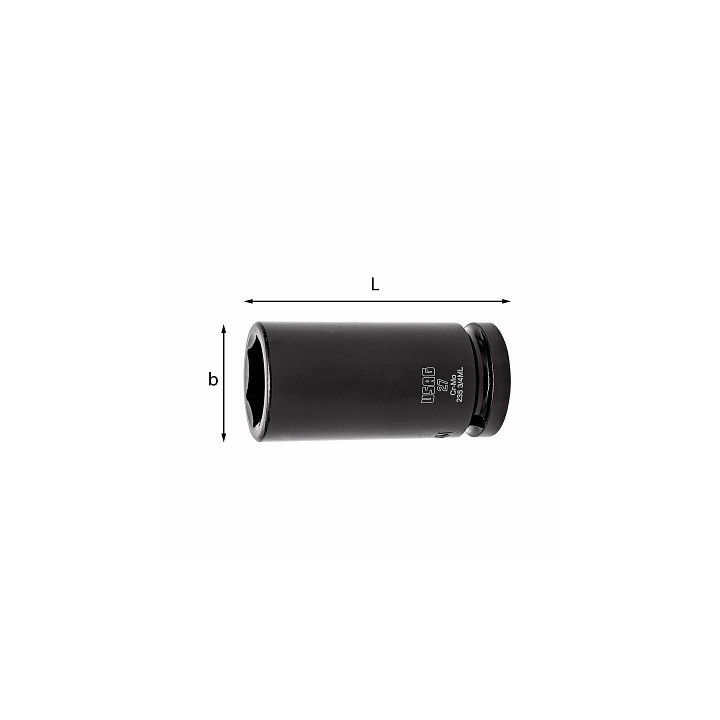 235 3/4" ML - BUSSOLA ESAGONALE 22 mm LUNGA