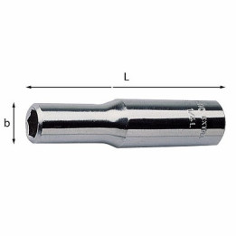 235 1/4" EL - BUSSOLA ESAGONALE 13 mm LUNGA