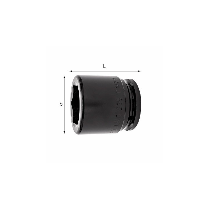 235 1.1/2" M - BUSSOLA ESAGONALE 55 mm A MACCH.
