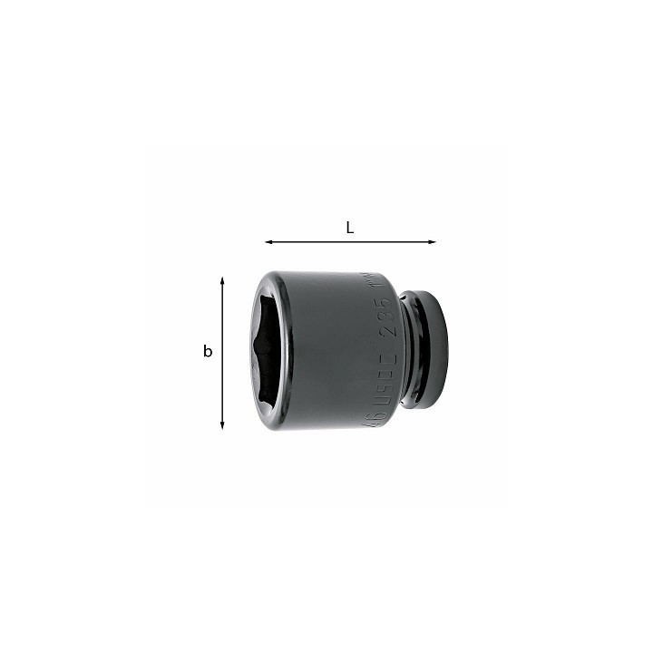 235 1" M - BUSSOLA ESAGONALE 36 mm A MACCHINA