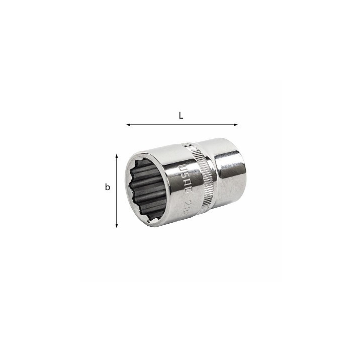 235 1/2" PN - BUSSOLA POLIGONALE 15/16"