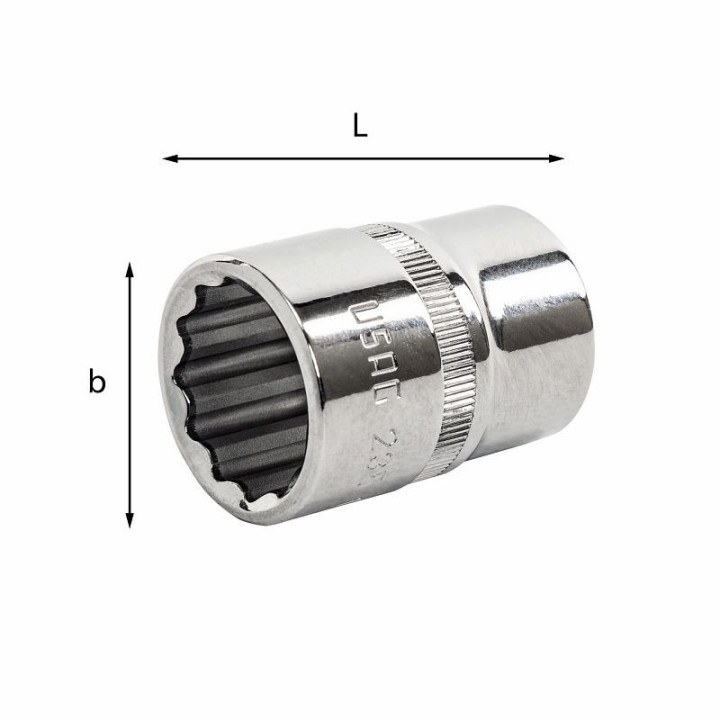 235 1/2" PN - BUSSOLA POLIGONALE 1"-3/16