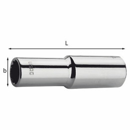 235 1/2" LN - BUSSOLA POLIGONALE LUNGA 21 mm