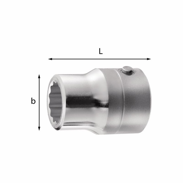 235 3/4" N - BUSSOLA POLIGONALE mm 28