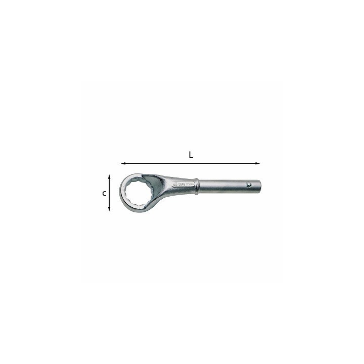 253 - CHIAVE POLIGONALE 24 mm SEMPLICE