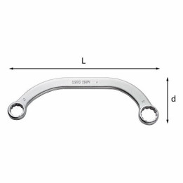 258N-16x18 mm - CHIAVE POLIGONALE Dp SPECIALE