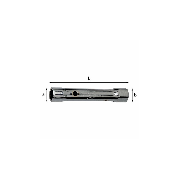 288N-25x28 mm - CHIAVE A TUBO DOPPIA SERIE