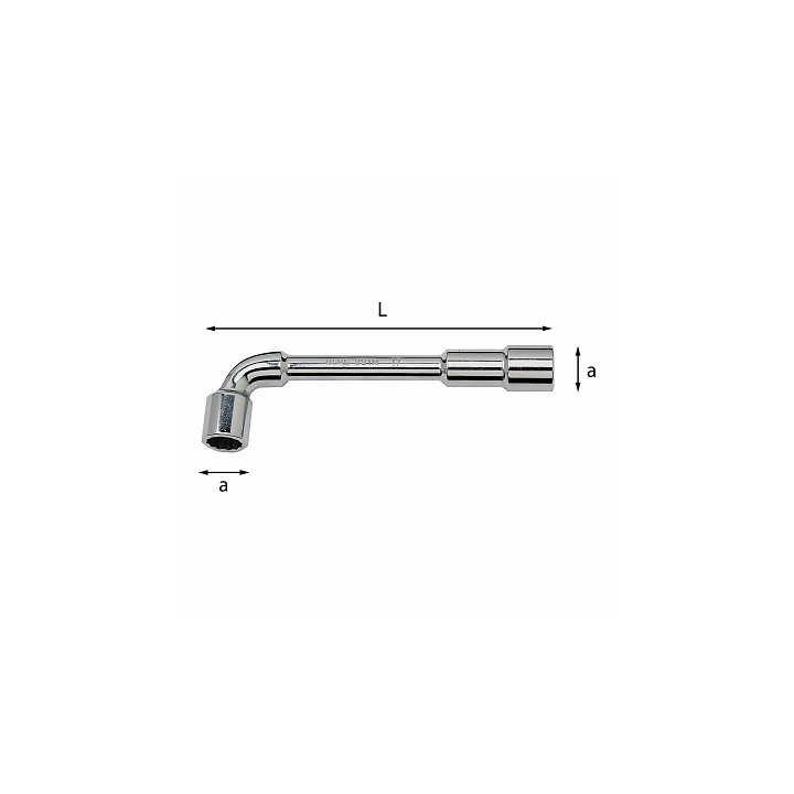 291N-9 mm - CHIAVE A PIPA DOPPIA PASSANTE
