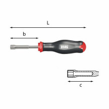 298 Logic 13 mm - CHIAVE A BUSSOLA ESAGONALE