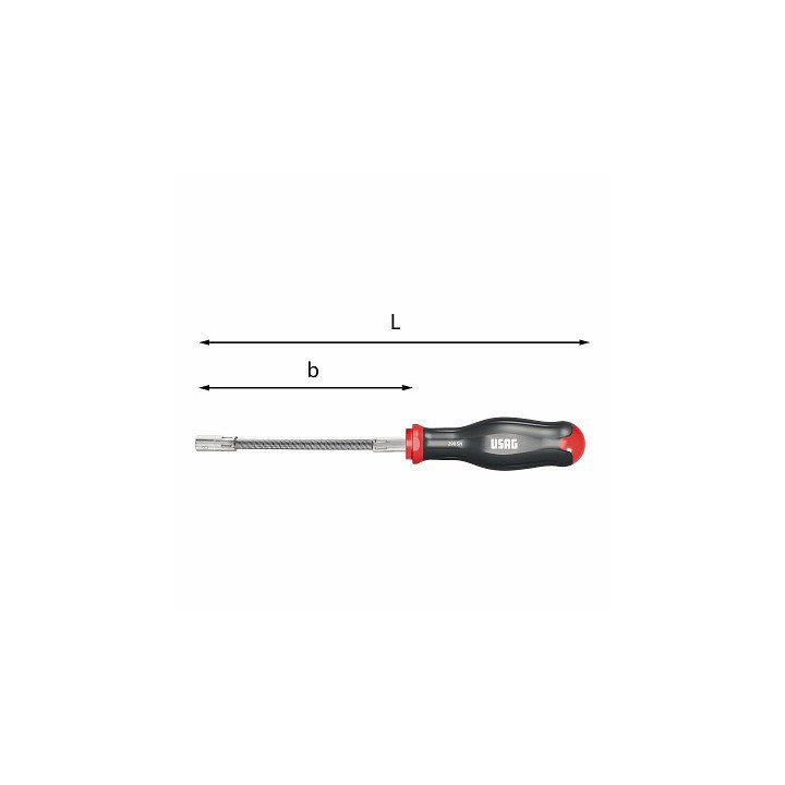 298SN Logic-5,5 mm - CHIAVE FLESSIBILE A BUSSOLA