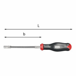 298SN Logic-7 mm - CHIAVE FLESSIBILE A BUSSOLA