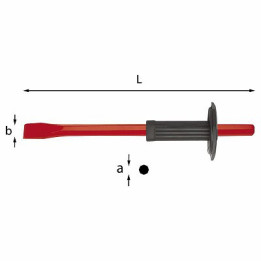 360 A - SCALPELLO PER MURATORI 18x400 mm
