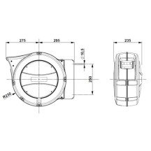 AM 86/10 - AVVOLGITUBO "SERIE AM86" CON 25 Mt