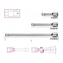 910AN/250 - PROLUNGA ANGOLARE L=250 mm