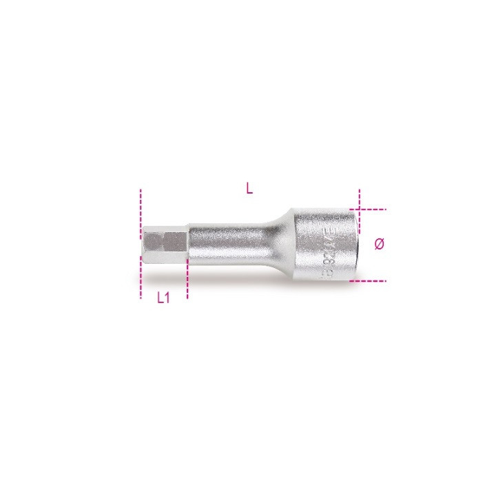 920ME - BUSSOLA DA 1/2" MASCHIO ESAG. mm 8