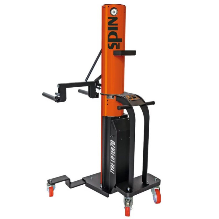 TYRE LIFTER 70 - SOLLEVAT.A BATTERIA Portata 70 Kg