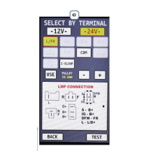 BANCHETTO "SMART" PROVA ALTERNATORI 12/24V SENZA